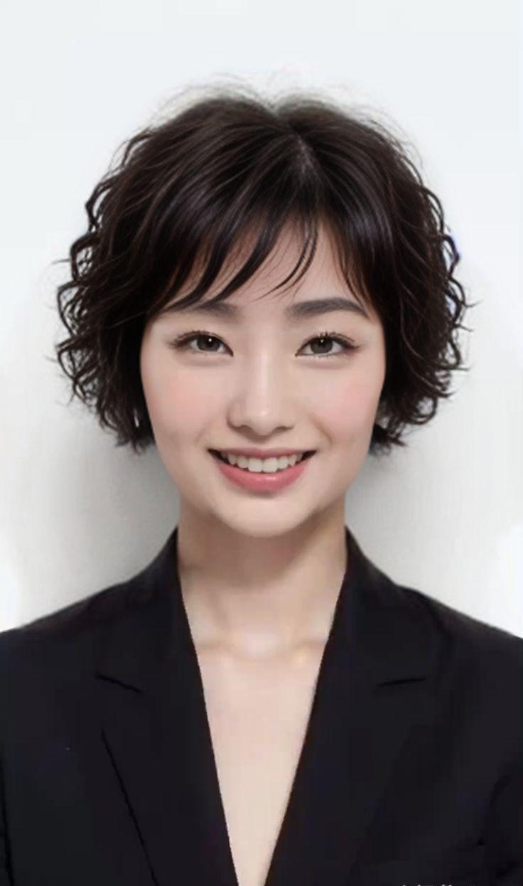 复古齐耳卷发(女)